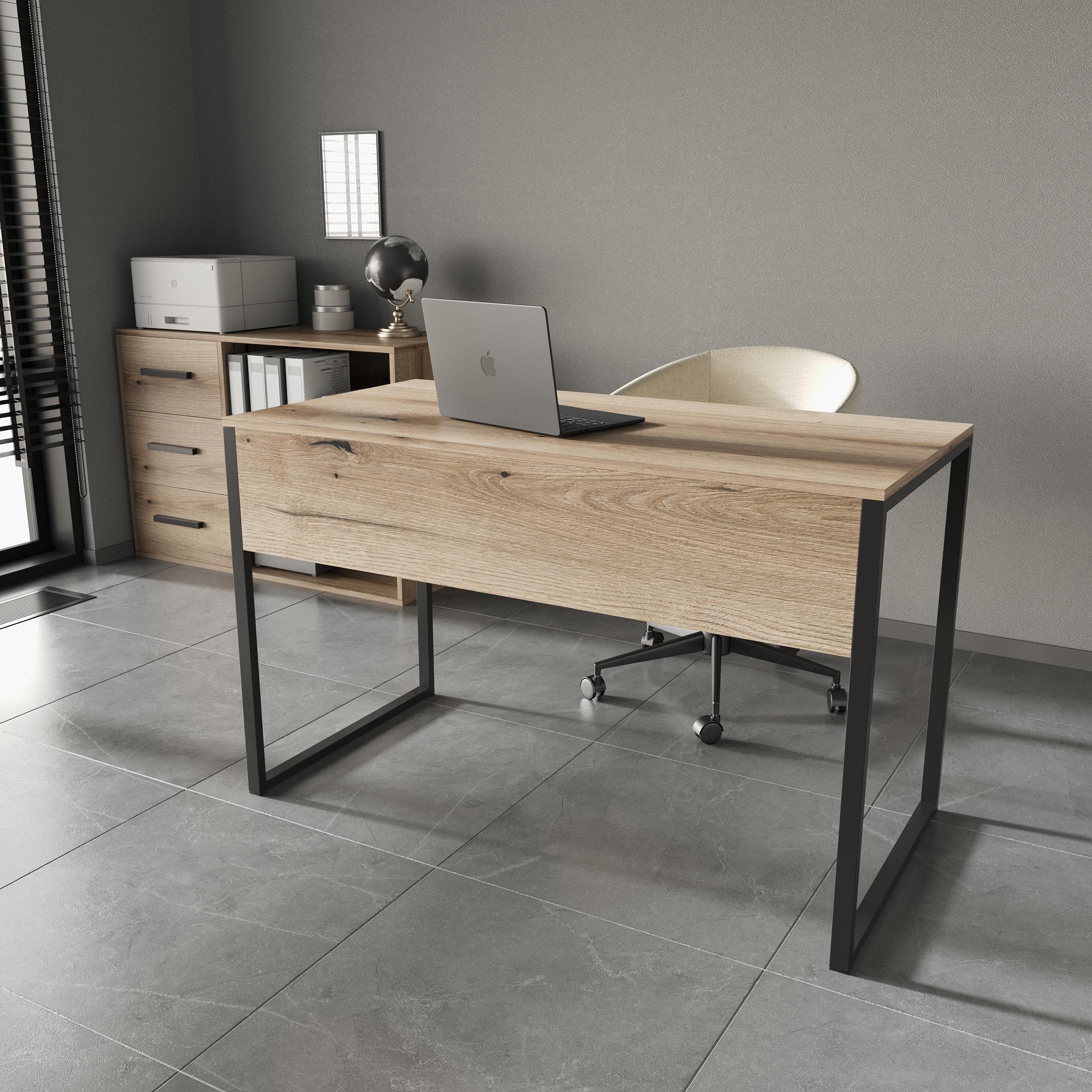 Стол письменный лофт Серия 04 1200х600х16 мм Дуб Евок прибрежный (23505959)