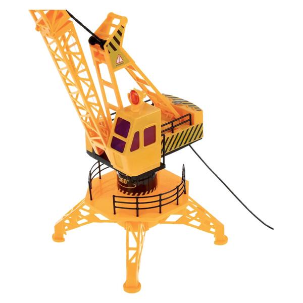 Подъемный башенный кран Jia Yue Toys на пульте управления 65 см Желтый (59980) - фото 5 Подъемный башенный кран Jia Yue Toys на пульте управления 65 см Желтый (59980) - фото 5