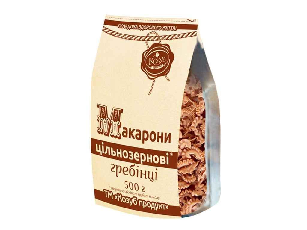 Макарони цільнозернові Козуб Продукт гребінці 500 г (858597)