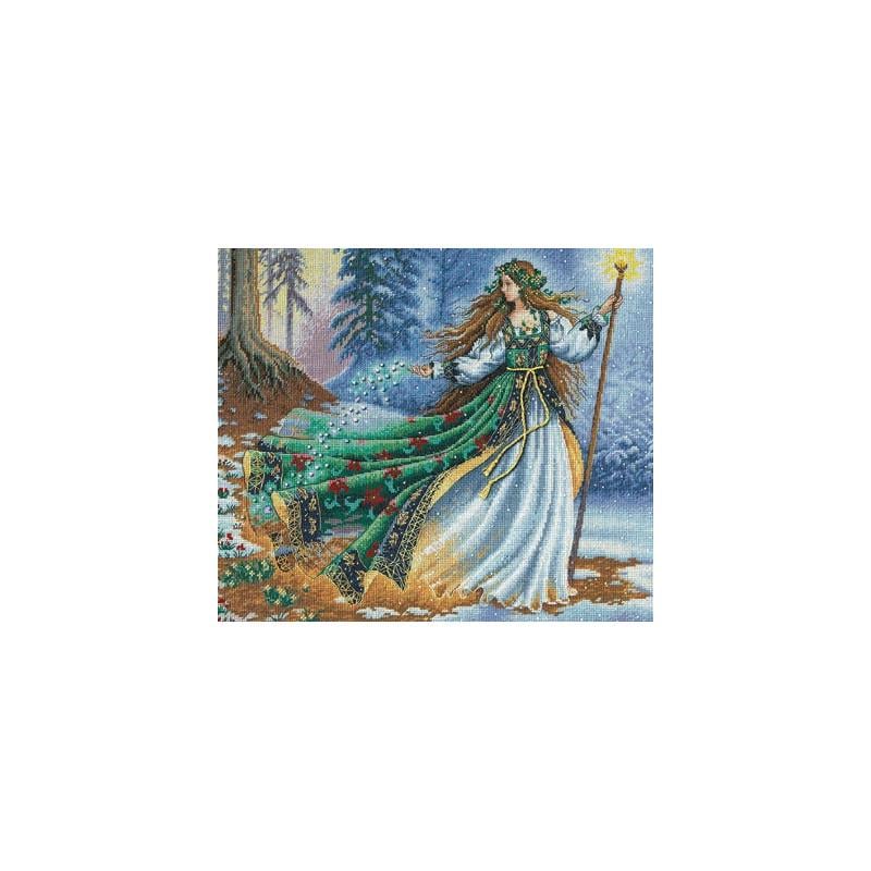 Набір для вишивки хрестиком Dimensions 35173 Woodland Enchantress (31)