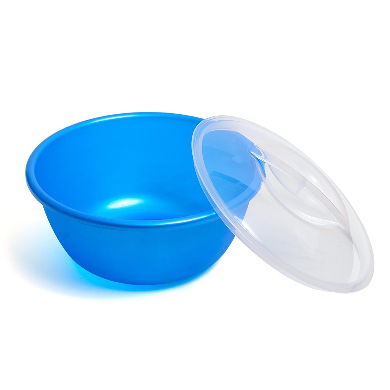 Миска с крышкой Ø  24,6 см 3 л Голубой (87998)