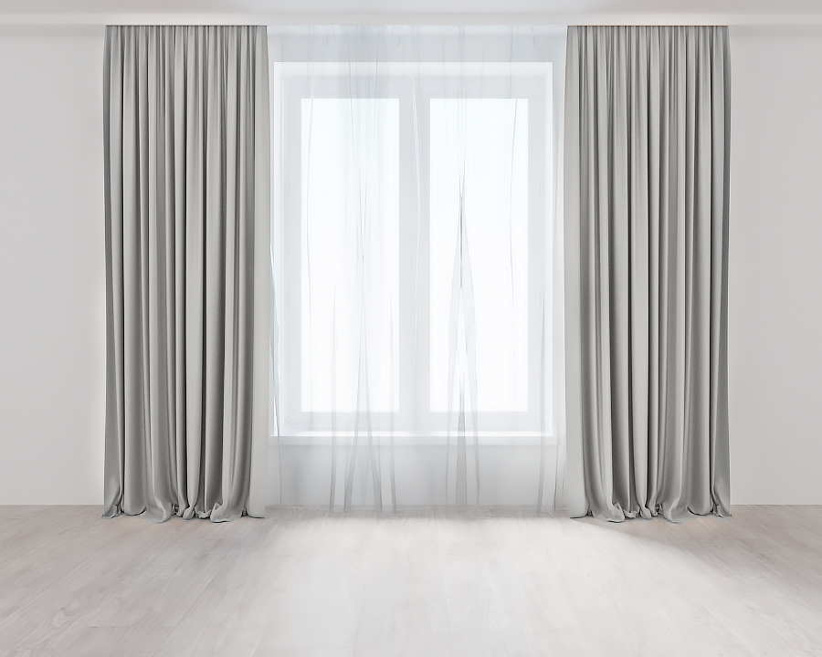 Комплект штор Lux Portiery микровелюр 250x265 см 2 шт. Капучино (AV89728)