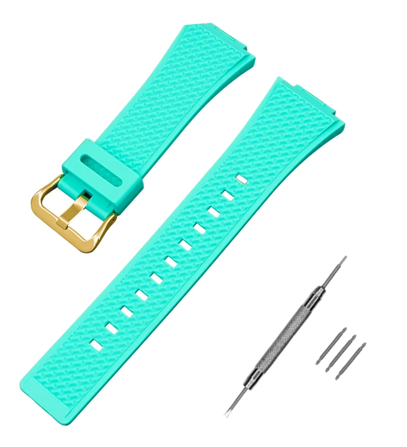 Ремінець для Casio G-Shock GA-100/110 Light Green GD (3924)