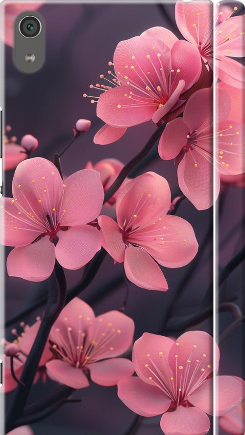 Чехол на Sony Xperia XA1 Ultra G3212 Пурпурная сакура (6075m-1237-42517) Чехол на Sony Xperia XA1 Ultra G3212 Пурпурная сакура (6075m-1237-42517)