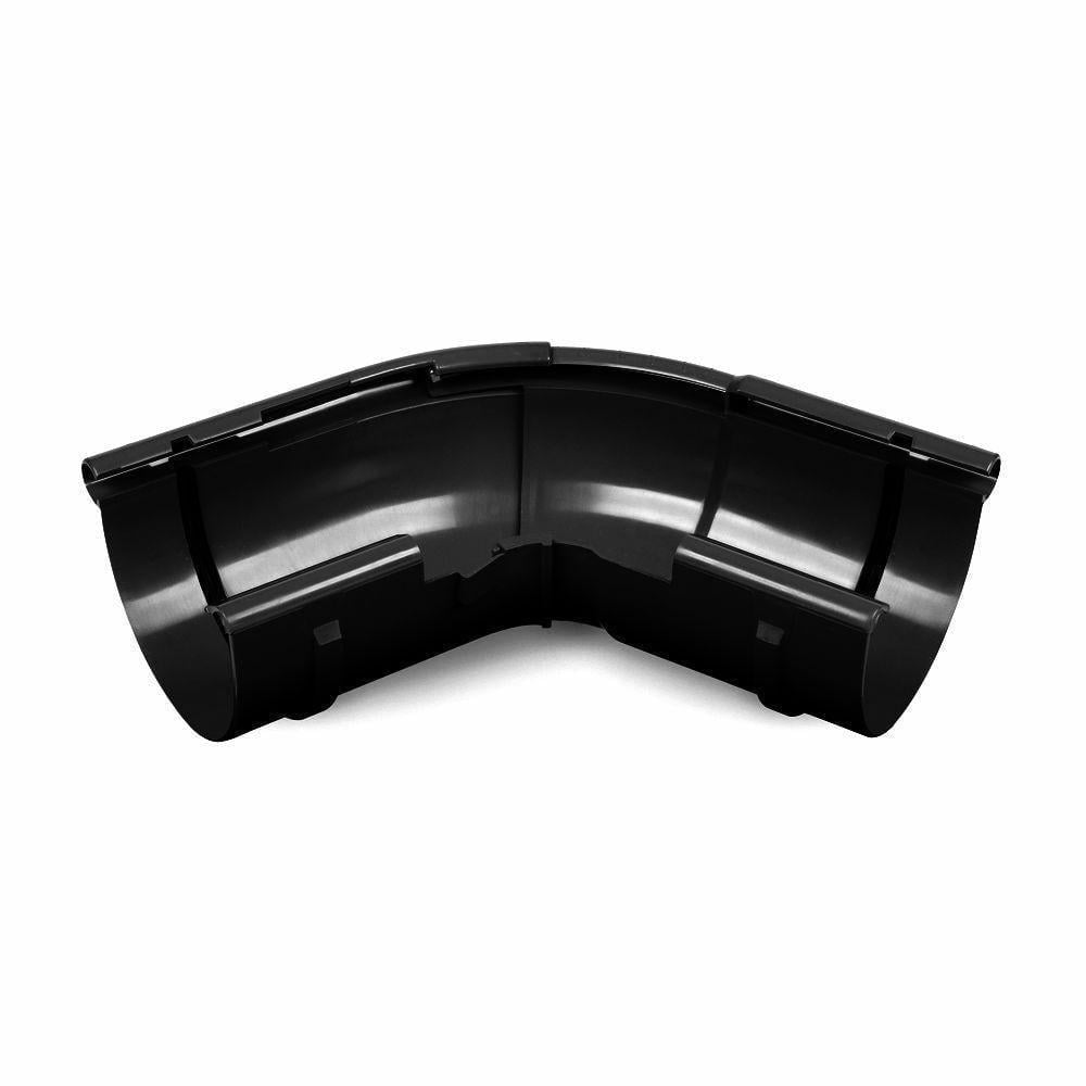 Угол желоба желоба Bryza наружный регулируемый 120°-145° 125 мм Черный (9005)