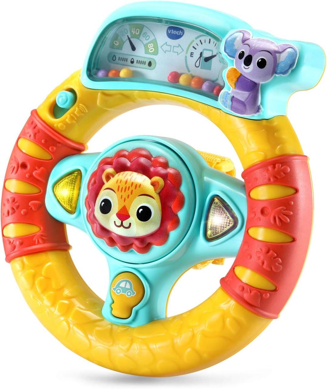 Игрушка для малышей интерактивная VTech Руль с львенком (2035023422) - фото 3