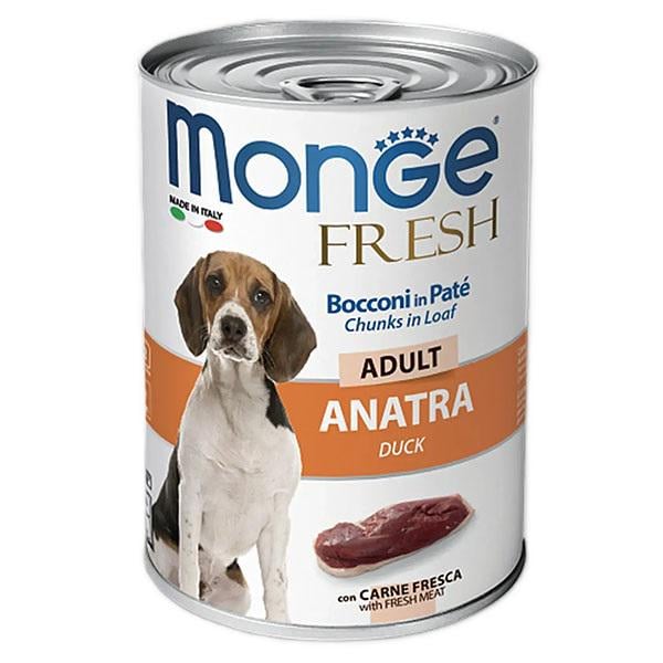 Корм для собак влажный Monge Dog Wet FRESH утка 400 г (000025678)