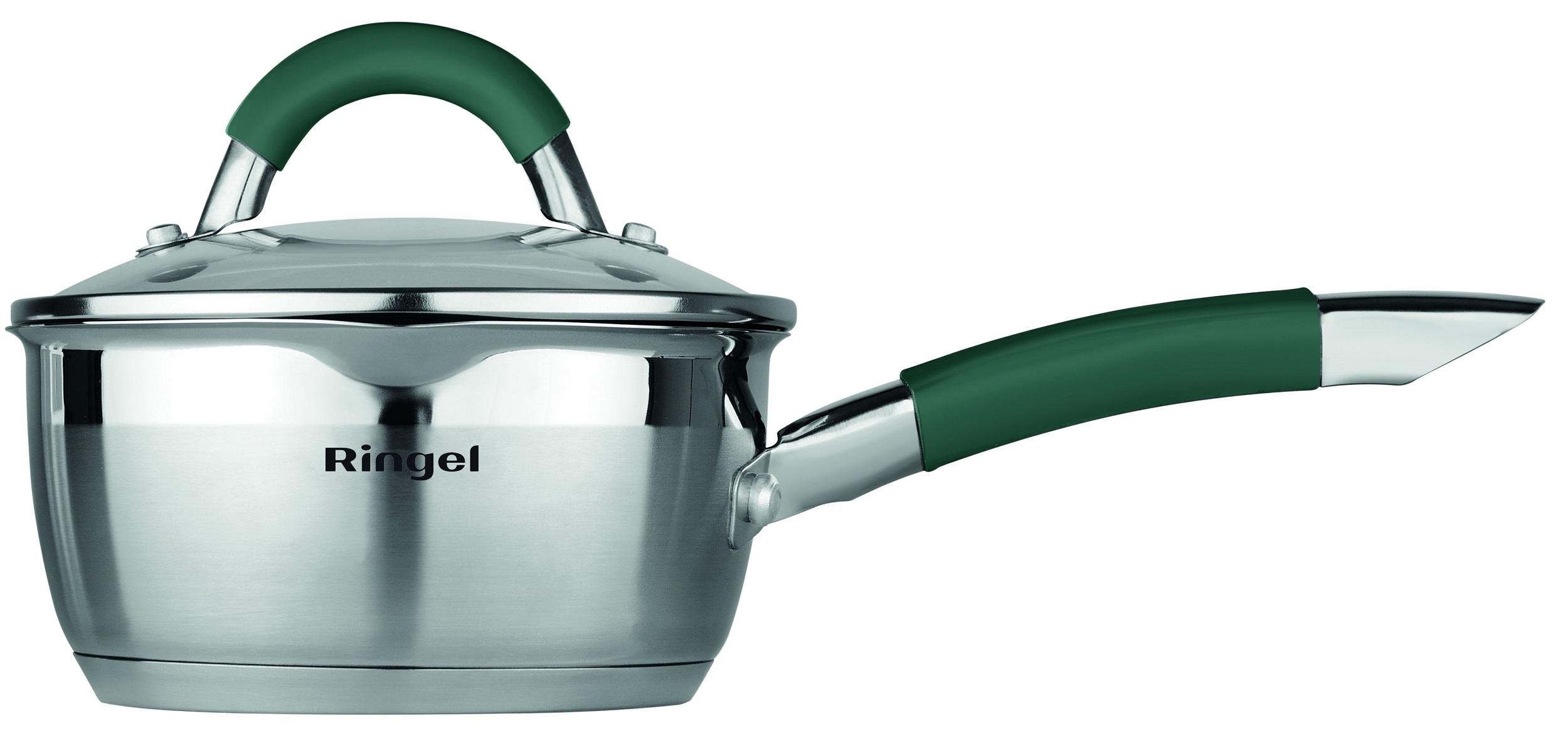 Ковш с крышкой RINGEL Expert 16 см 1,6 л (RG 4018-16) Ковш с крышкой RINGEL Expert 16 см 1,6 л (RG 4018-16)