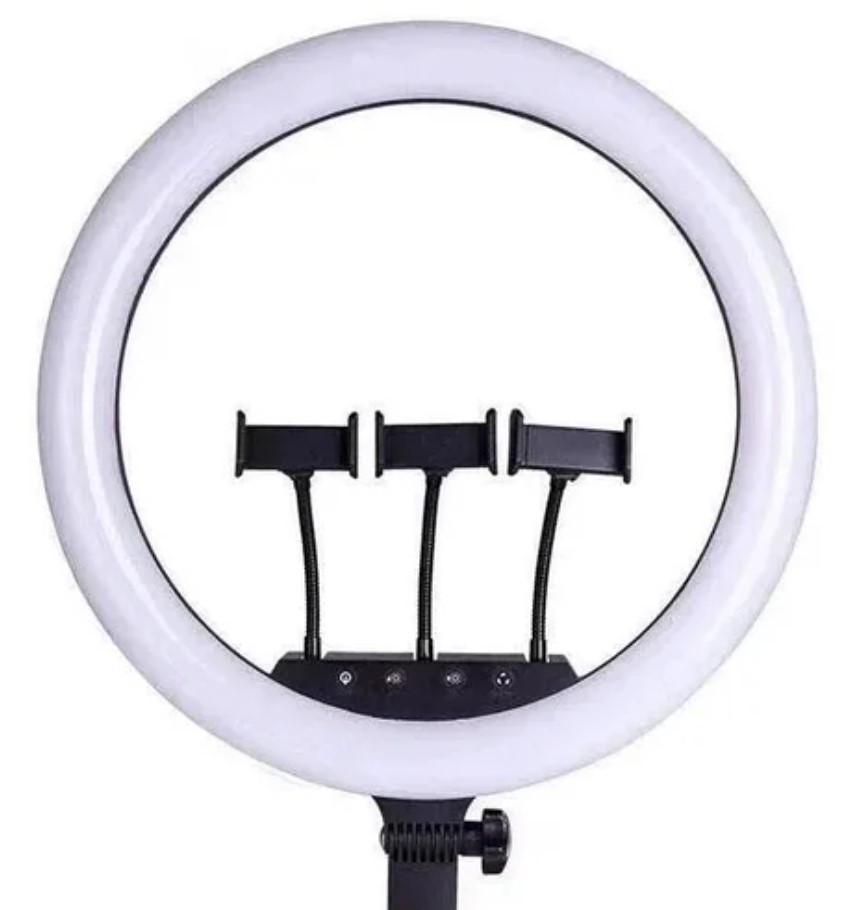 Кольцевая лампа светодиодная LS 360 с тремя держателями 36 см (MLD_V1017) - фото 4