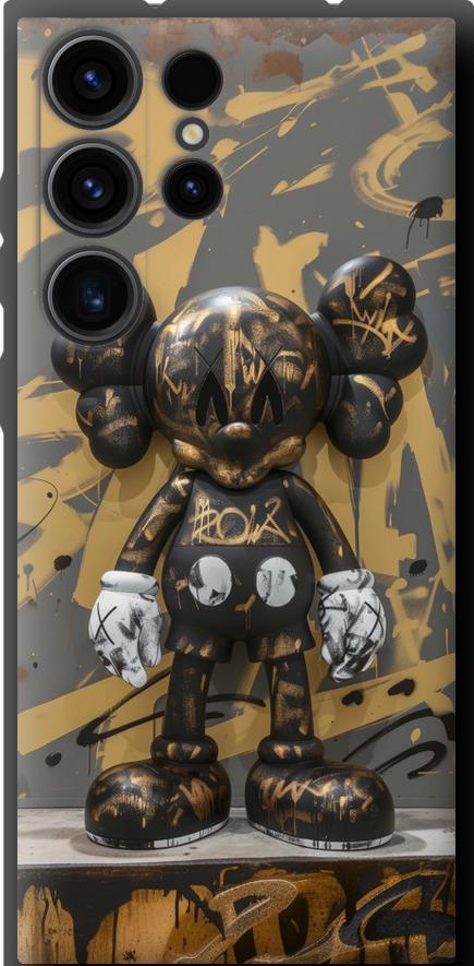 Чехол на Samsung Galaxy S23 Ultra Bronze kaws (6097b-2906-42517)
