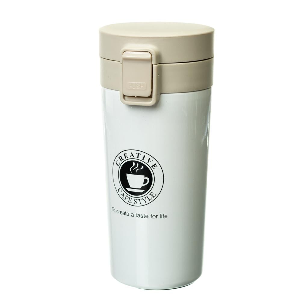 Термос Elisey Латте 380 мл Белый (8713-005)