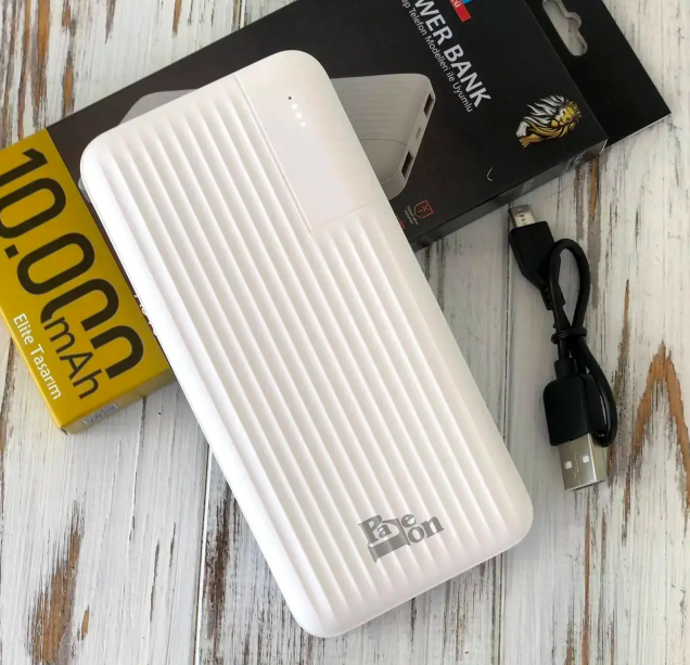 Портативное зарядное устройство Paleon AS-10 10000 mAh White