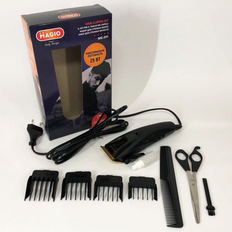 Машинка для стрижки Magio MG-591 мережева 220V (tf5559) - фото 10