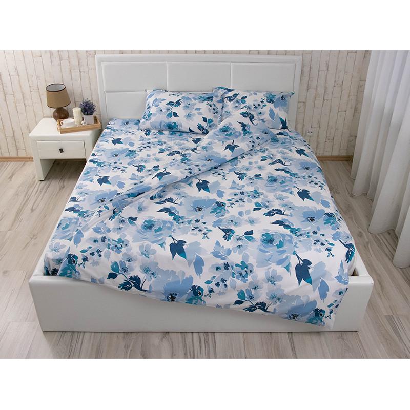 Постельное белье Руно бязь Blue Flowers голубой (22870)