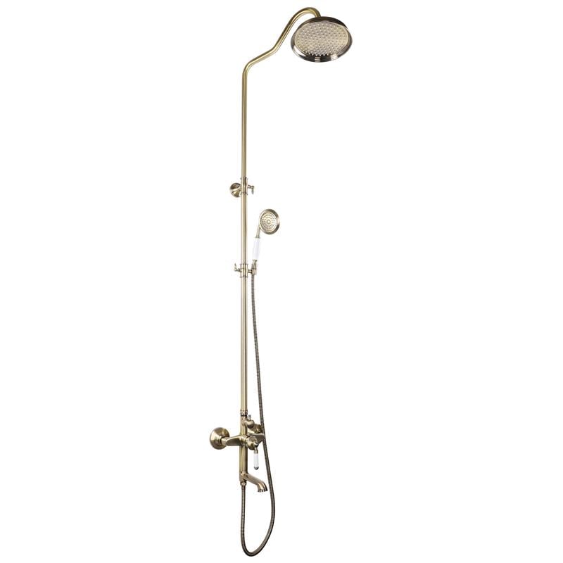 Душова колона зі змішувачем Mixxus MI2865 Premium Vintage 009-J Бронзовий