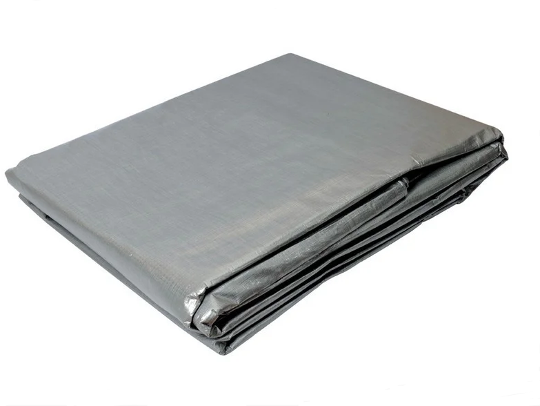 Тент MasterTool 110 г/м² 4х8 м Сріблий (79-7408)