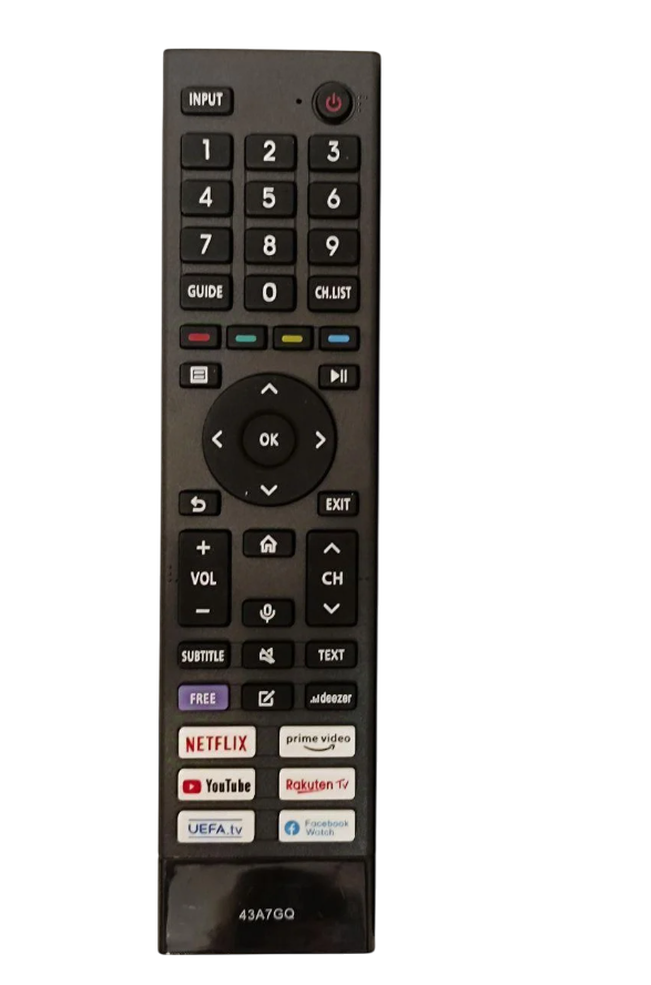 Пульт Huayu для Hisense 43A7GQ IR (2425423725) Пульт Huayu для Hisense 43A7GQ IR (2425423725)