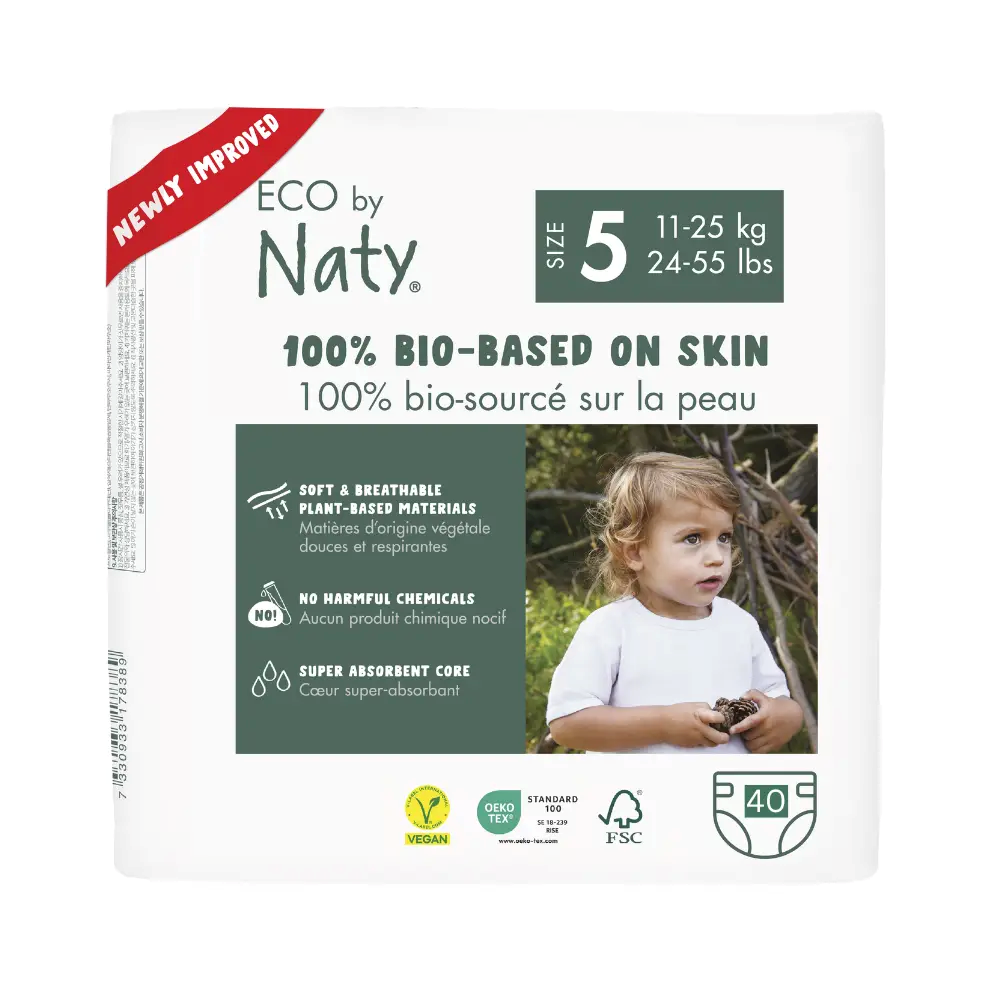 Подгузники органические Eco by Naty р. 5 от 11 до 25 кг 40 шт. Подгузники органические Eco by Naty р. 5 от 11 до 25 кг 40 шт.