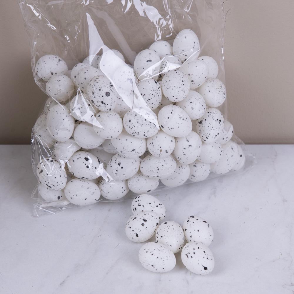 Яйца пасхальные 3x2,5 см 100 шт. (9028)
