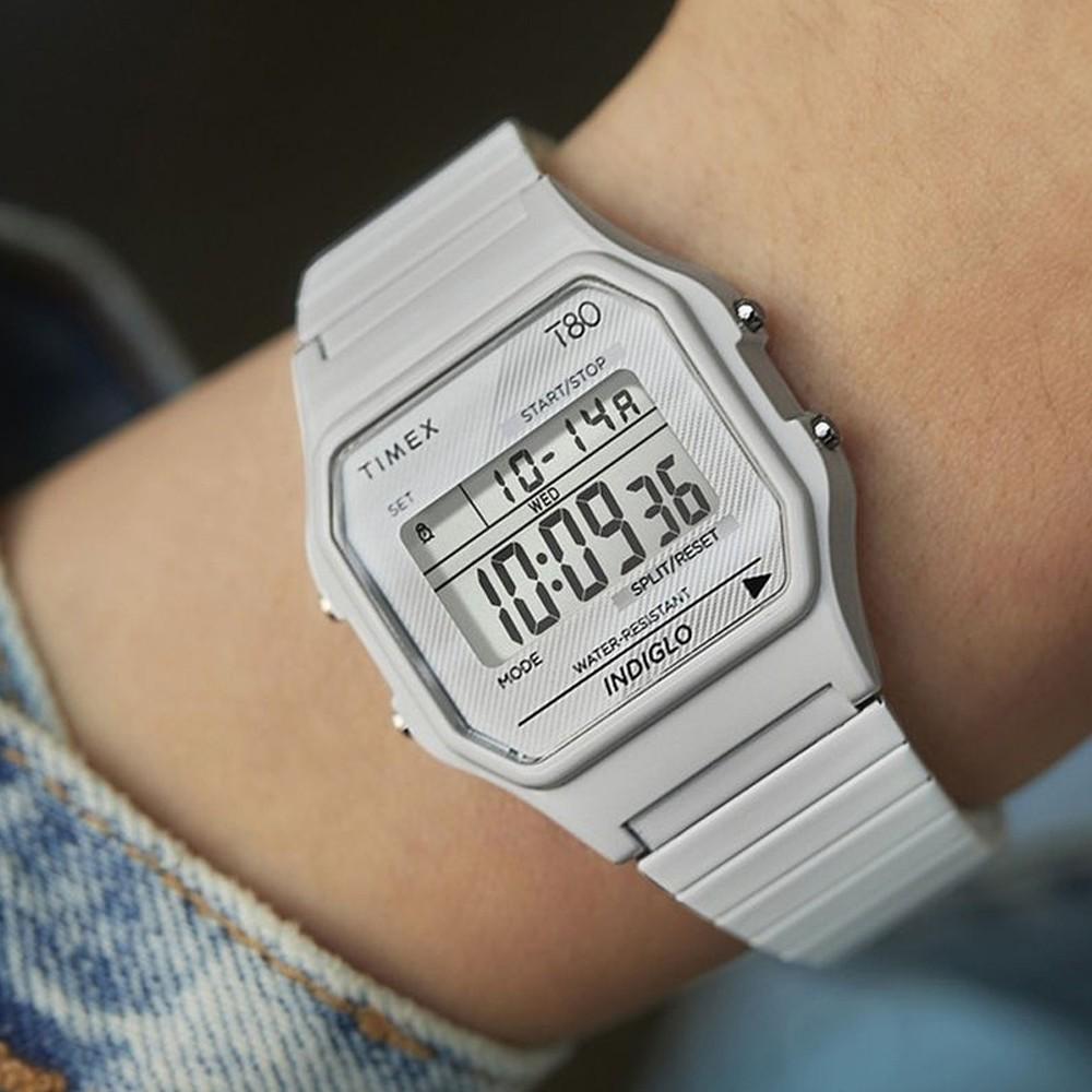 Наручные часы мужские Timex T80 кварцевые White (Tx2u93700) - фото 2