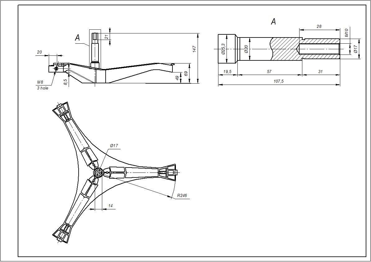 Крестовина для стиральной машины Samsung COD.741 M10 249 мм 107 мм (00000036395) - фото 2 Крестовина для стиральной машины Samsung COD.741 M10 249 мм 107 мм (00000036395) - фото 2