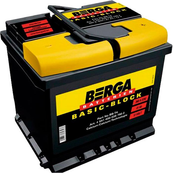 Аккумулятор автомобильный BERGA Basicblock 6СТ-41 Ah АзЕ 360А EN 541400035 (51993)