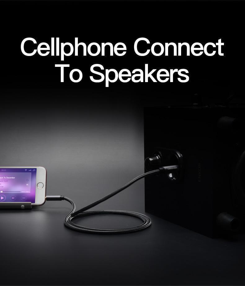 Кабель Vention 6.5 мм Jack-3.5 мм minijack HiFi стерео AUX на 6.35 мм в оплітці TRS 10 м Чорний (BAIHL) - фото 5