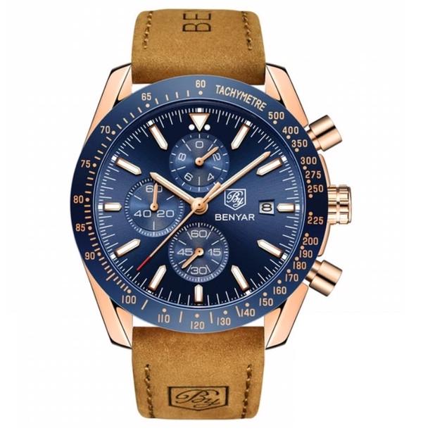 Наручные часы Benyar Extra с кожаным ремешком (1271330295)