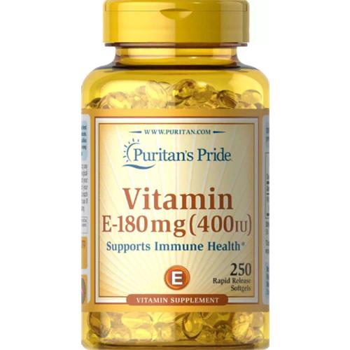 Витамин E Puritan's Pride Vitamin E 400 IU 250 Softgels