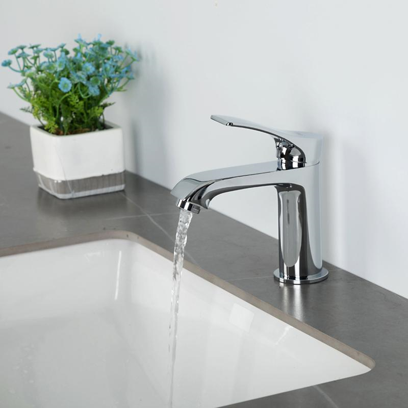 Смеситель для умывальника Frap F1075 Хром (1046085) - фото 3 Смеситель для умывальника Frap F1075 Хром (1046085) - фото 3