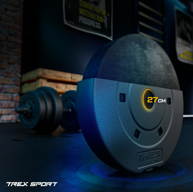 Гантелі композитні TREX Sport TX-010SK 2х10 кг (5122) - фото 3 Гантелі композитні TREX Sport TX-010SK 2х10 кг (5122) - фото 3