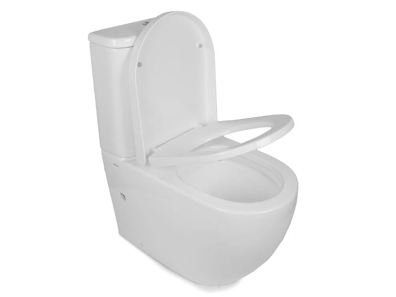 Унитаз-компакт напольный NEWARC Modern Rimless Белый (3822W NEW) - фото 5 Унитаз-компакт напольный NEWARC Modern Rimless Белый (3822W NEW) - фото 5