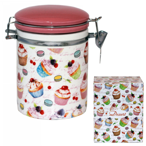 Емкость для сыпучих продуктов SNT Десерт d 9,5 см h 11 см 750 мл (629-9)