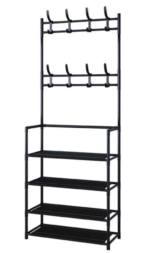 Вешалка для одежды simple floor clothes rack size 60х29,5х151 см Черный (1744977522)