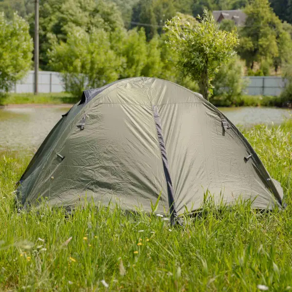 Намет туристичний двомісний з алюмінієвим каркасом для походів та кемпінгу 210x160x120 см Хакі (147-107-LU-017) - фото 2 Намет туристичний двомісний з алюмінієвим каркасом для походів та кемпінгу 210x160x120 см Хакі (147-107-LU-017) - фото 2