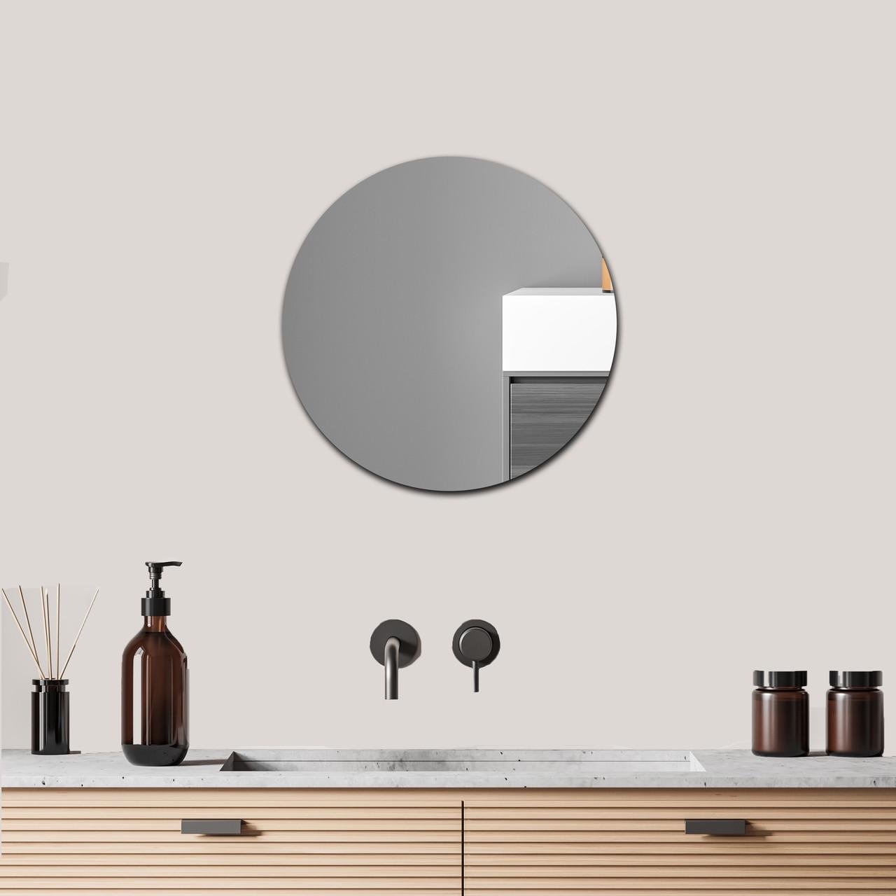 Зеркало на стену NovellaPrint без рамы круглое 50 см (2003.3) - фото 2