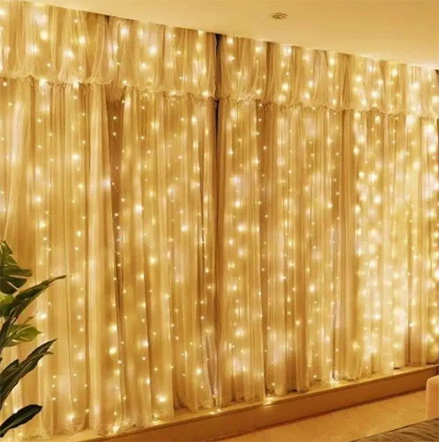 Светодиодная гирлянда Xmas LED Водопад 2х2 м 200-WW-2 Теплый белый (65e122b5)