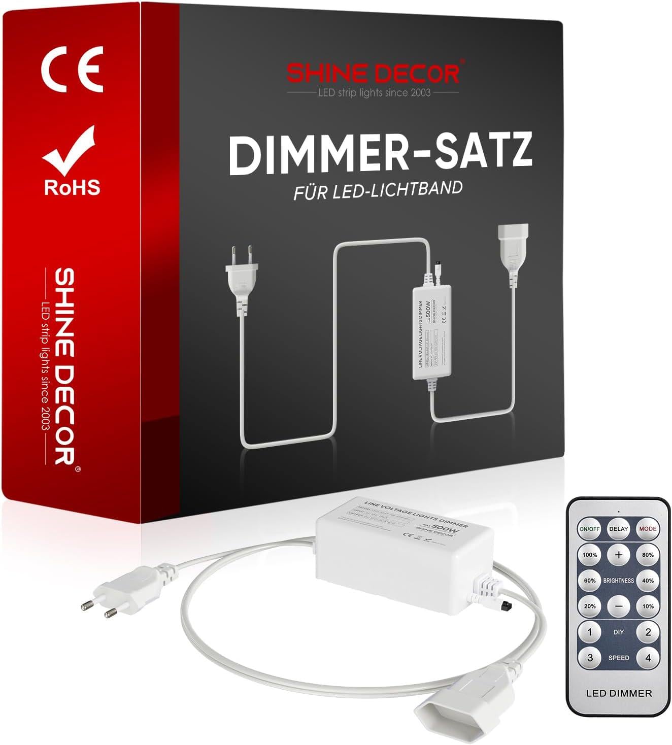 Дыммер Shine Decor с пультом дистанционного управления для LED лент и неоновых ламп