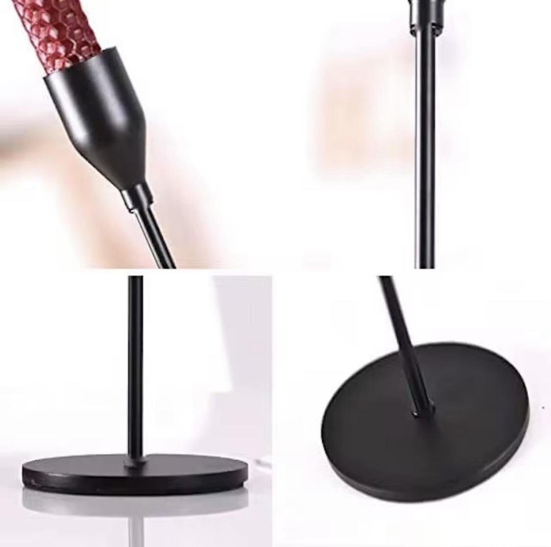 Набор металлических подсвечников Гармония минимализма 3 шт. 32х27х22 см Черный (90801) - фото 6