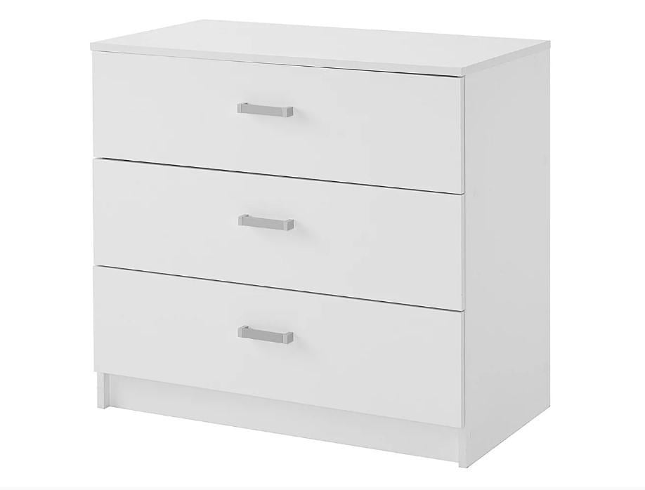 Комод на три висувні шухляди КМ-3-800 Білий