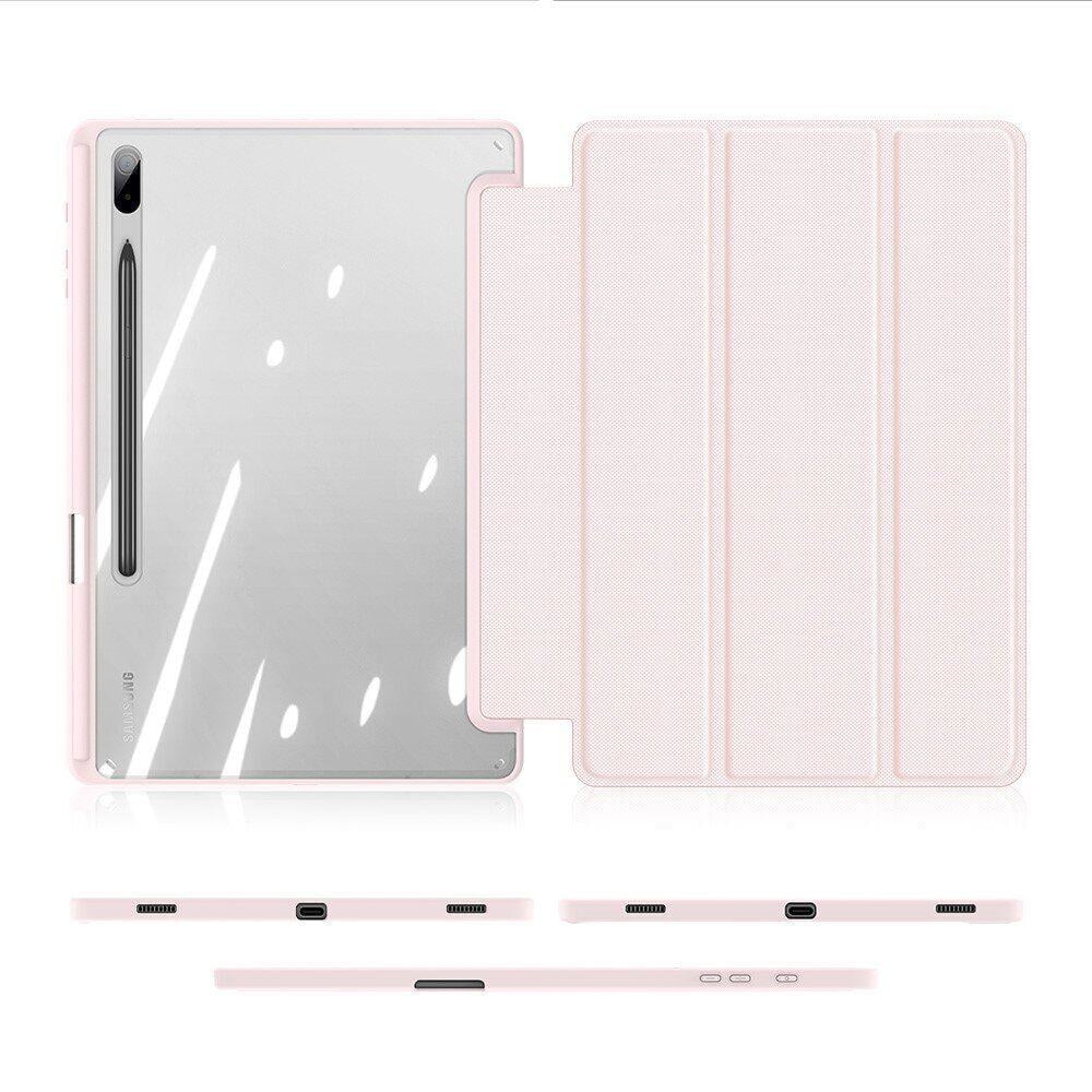 Чехол-книжка Dux Ducis Toby series для Samsung Galaxy Tab Samsung Galaxy Tab S7 Plus/S7 FE/S8 Plus 12,4" Pink - фото 2