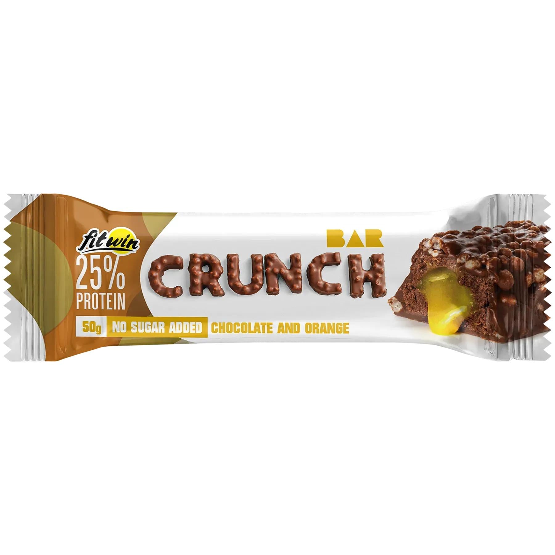 Протеїновий батончик FitWin CRUNCH BAR 50 г Шоколад/Апельсин (FIT-205) Протеїновий батончик FitWin CRUNCH BAR 50 г Шоколад/Апельсин (FIT-205)