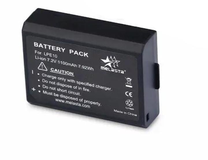 Акумулятори для фотоапаратів CANON 1100D 1200D 1300D LP-E10 на 1100 ma (PPZ1358)