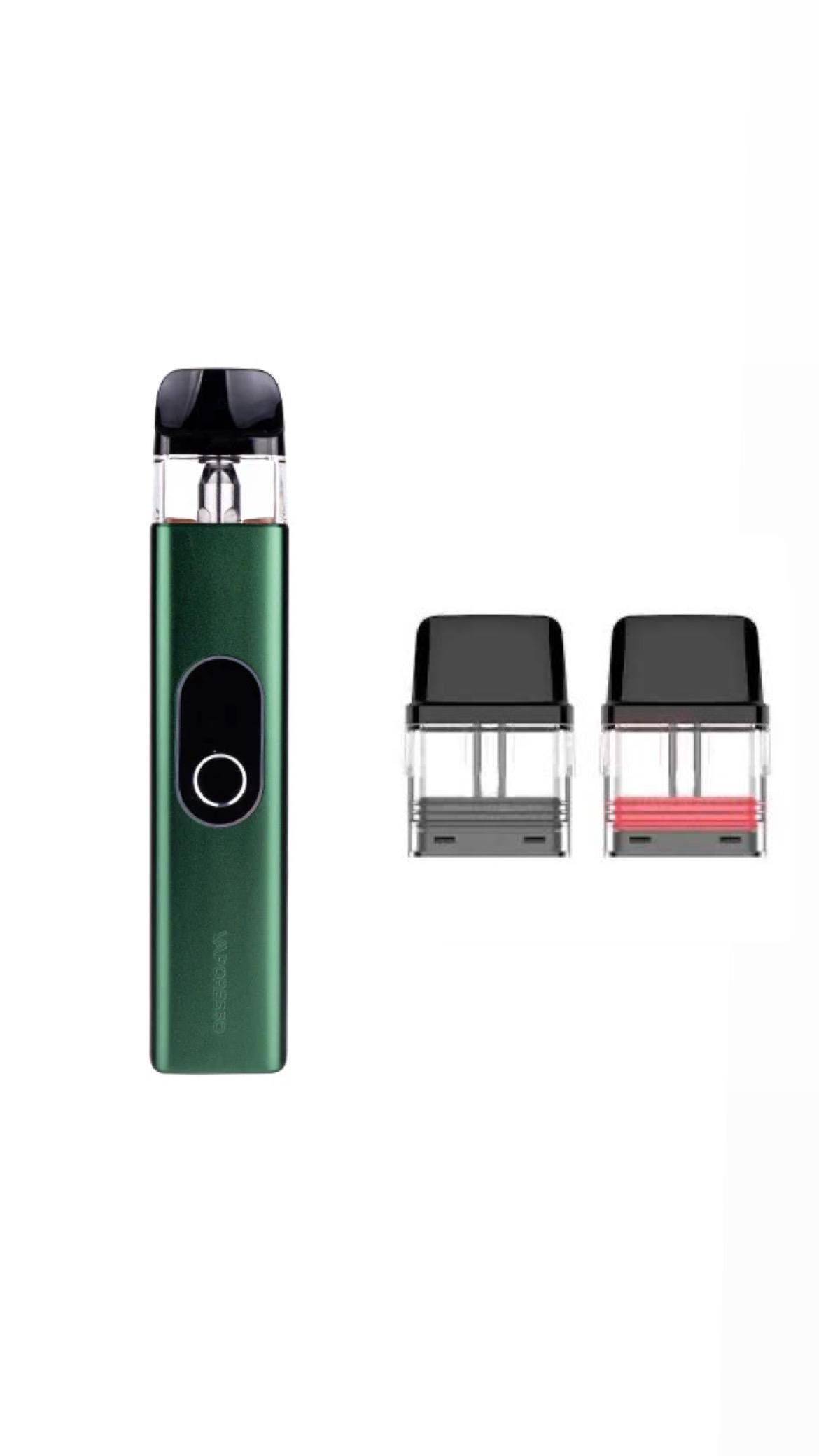 Електронна сигарета Vaporesso Xros 4 з двома картриджами без рідини Green (19036384)