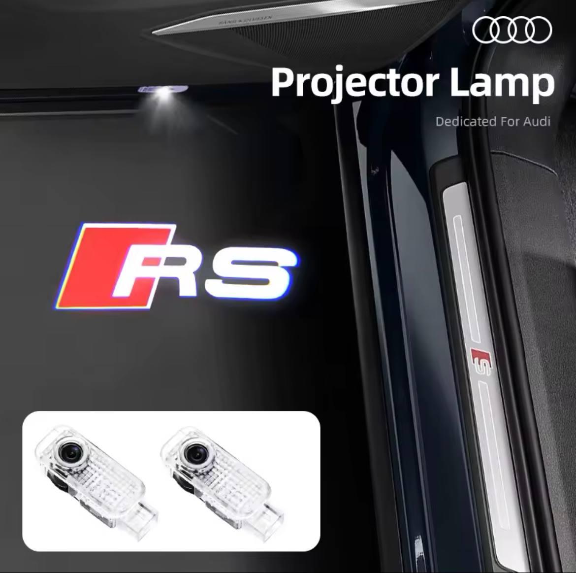 Проекція дверей штатна Audi з логотипом RS лазерна 2 шт. (2541787145) - фото 6 Проекція дверей штатна Audi з логотипом RS лазерна 2 шт. (2541787145) - фото 6