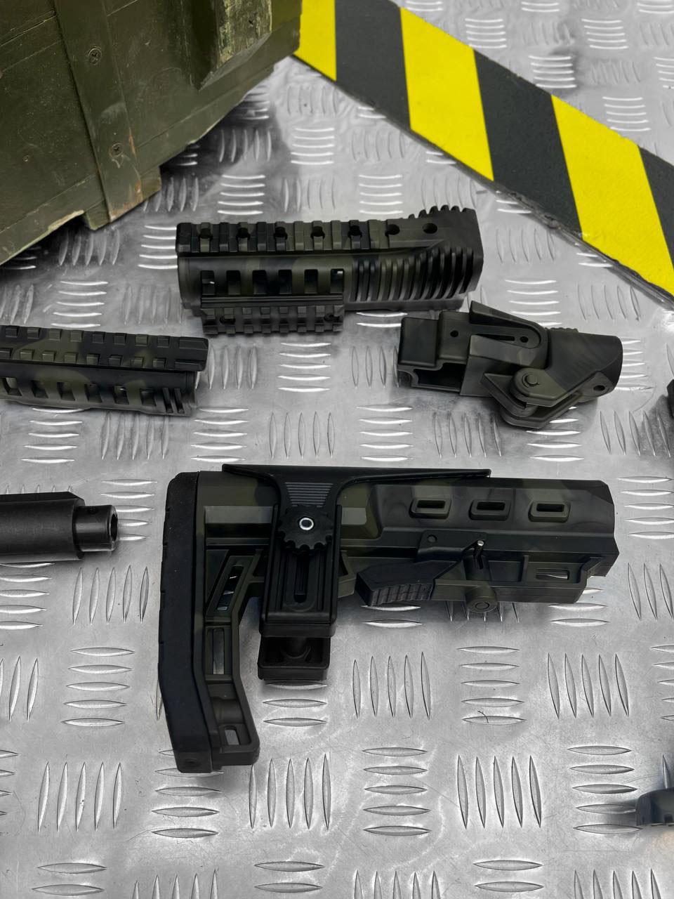 Набор прикладов телескопических Fab Defense GLR-16 Olive - фото 4