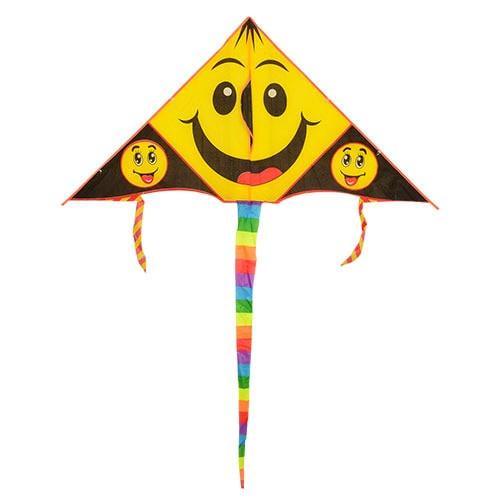 Повітряний змій M 2980 Смайлик з хвостом 200 см (RLT19356s23369) Повітряний змій M 2980 Смайлик з хвостом 200 см (RLT19356s23369)