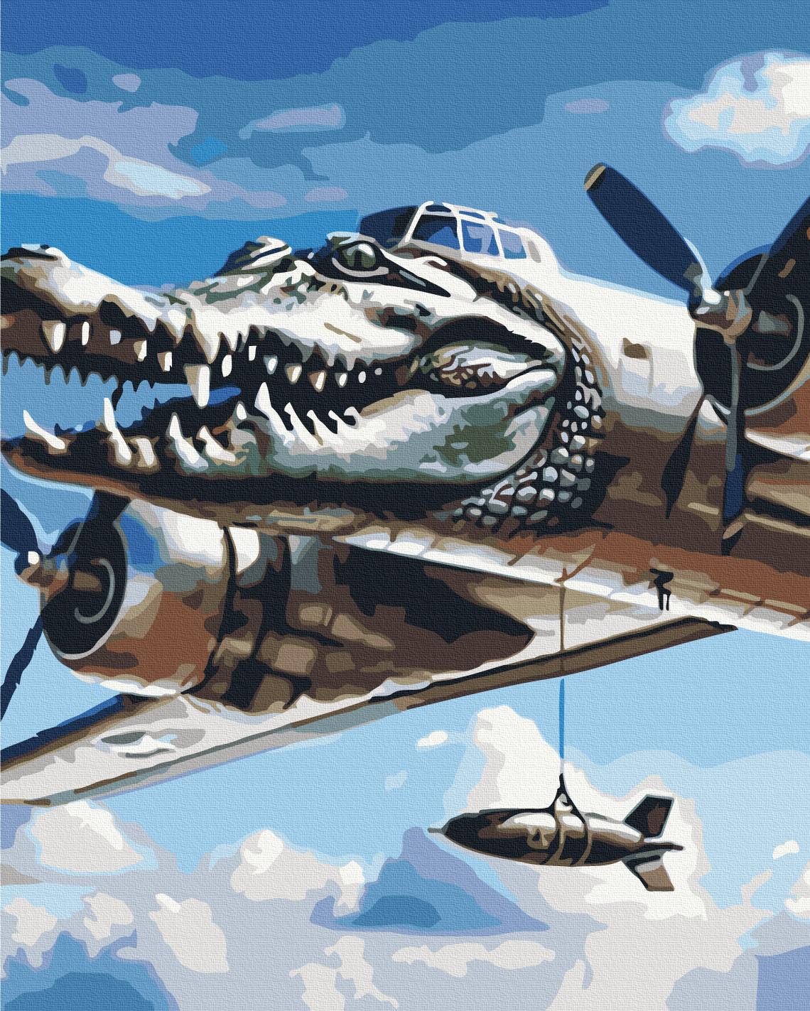 Картина за номерами Brushme Bombardino Crocodile 40x50 см (BS54388) Картина за номерами Brushme Bombardino Crocodile 40x50 см (BS54388)