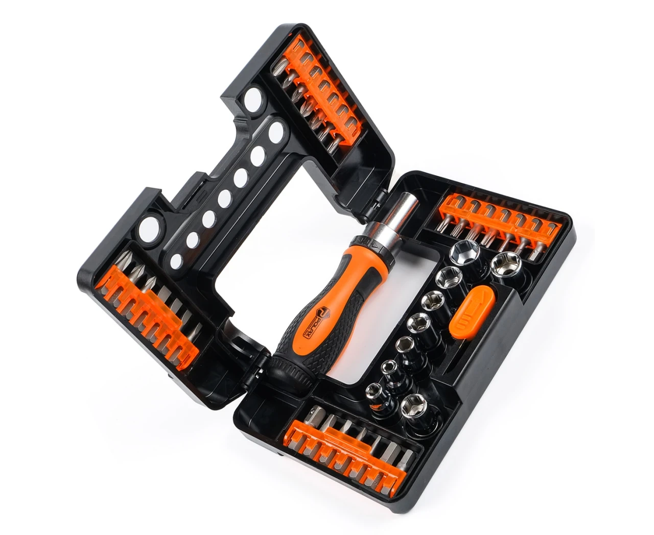 Викрутка з реверсом та змінними насадками 38 шт. (27558196) - фото 9 Викрутка з реверсом та змінними насадками 38 шт. (27558196) - фото 9