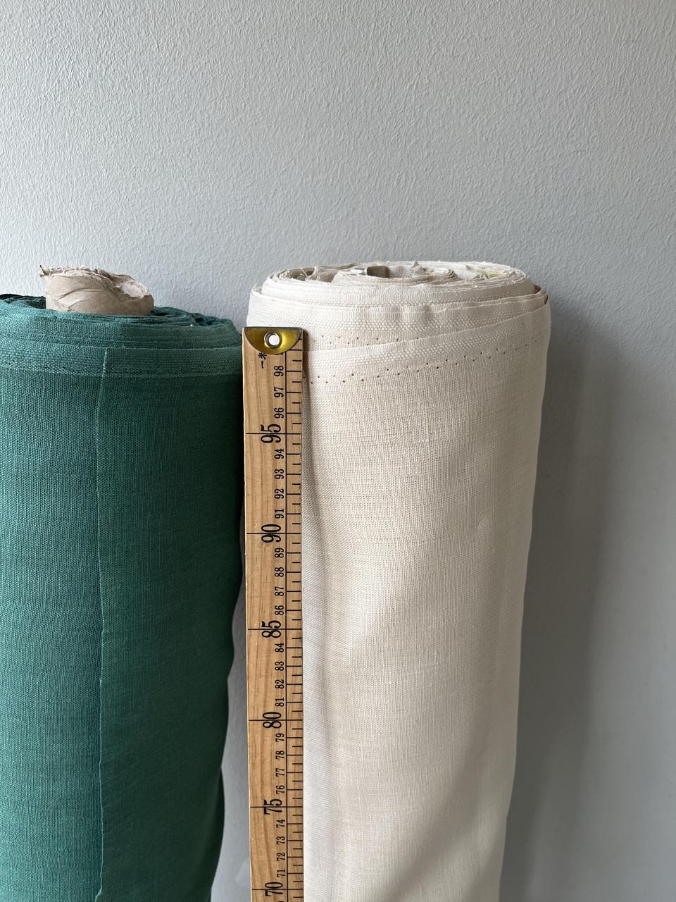 Ткань скатертная LINEN PLUS 100% лен 143 см 0/606 Бежевый - фото 4